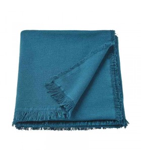 پتو و رو انداز ایکیا مدل ODDRUN رنگ آبی