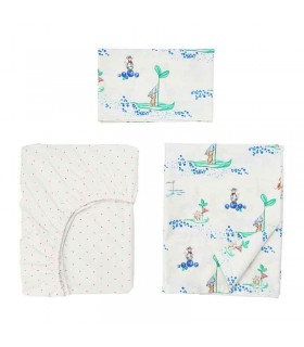 ست 3 تایی روتختی و کاور تشک ایکیا مدل RÖDHAKE