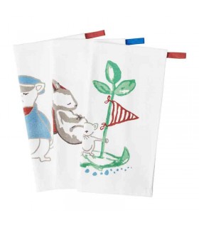 ست 3 تایی دستمال ایکیا مدل RÖDHAKE