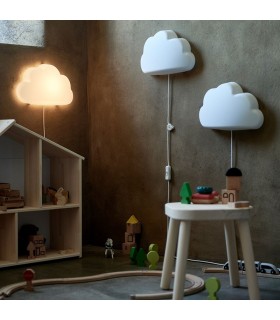 چراغ خواب LED دیواری ایکیا مدل UPPLYST طرح ابر
