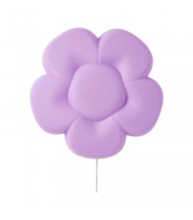 چراغ خواب LED دیواری ایکیا مدل UPPLYST طرح گل بنفش