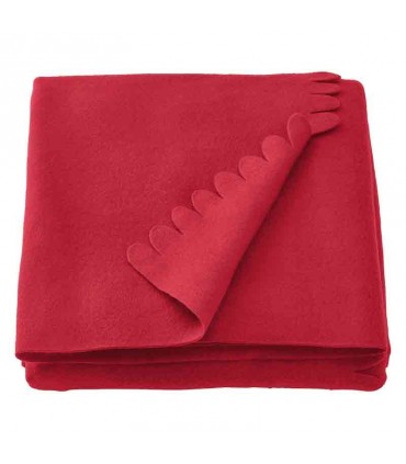 پتو ایکیا مدل POLARVIDE رنگ قرمز