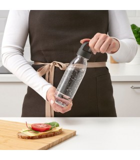 بطری ایکیا مدل IKEA 365+ رنگ خاکستری تیره