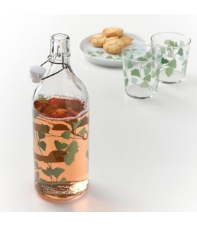 بطری یک لیتری طرح دار  ایکیا مدل KORKEN