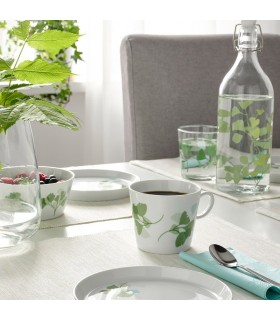 ماگ ایکیا مدل STILENLIG طرح برگ
