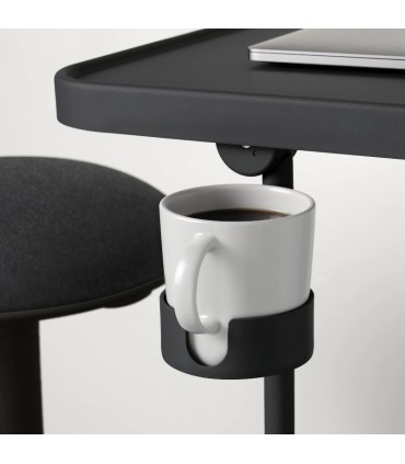 میز لپ تاپ ایکیا مدل  BJÖRKÅSEN رنگ ذغالی