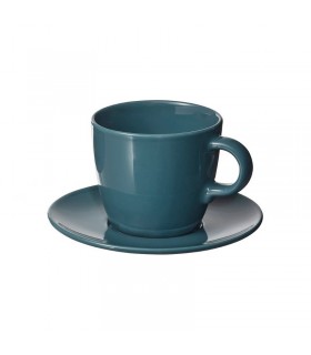 ست فنجان ایکیا مدل FÄRGKLAR رنگ فیروزه ایی تیره