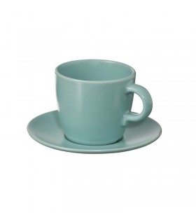 ست فنجان ایکیا مدل FÄRGKLAR رنگ فیروزه ایی روشن