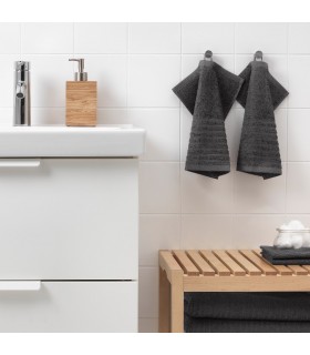 حوله دست ایکیا مدل VÅGSJÖN ست 4 تایی رنگ خاکستری تیره