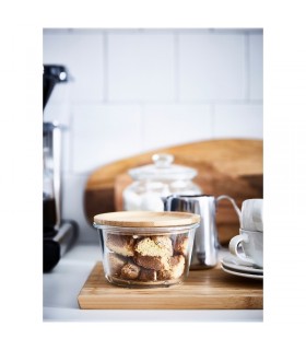 ظرف نگهدارنده درب دار ایکیا مدل IKEA 365+  حجم 600 میلی لیتر