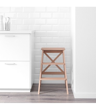 چهارپایه چوبی ایکیا مدل BEKVÄM