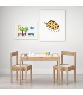 ست میز تحریر کودک ایکیا مدل LÄTT