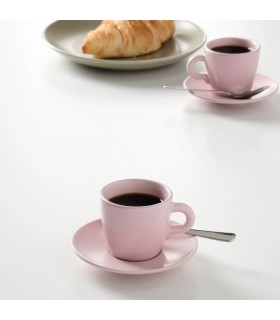 اسپرسو خوری ایکیا مدل FARGKLAR رنگ صورتی روشن