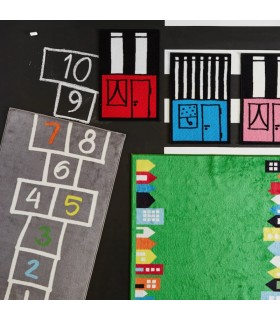 قالیچه اتاق کودک ایکیا مدل HEMMAHOS سایز 100x160