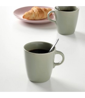 ماگ ایکیا مدل FARGKLAR رنگ سبز مات