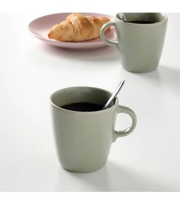 ماگ ایکیا مدل FARGKLAR رنگ سبز مات