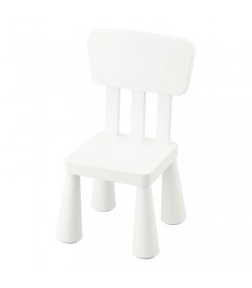 صندلی کودک ایکیا مدل MAMMUT رنگ سفید