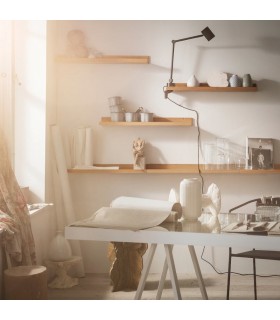 شلف چوبی ایکیا مدل MALERAS سایز ۵۵ سانتی متری