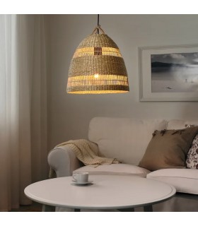 لوستر حصیری ایکیا مدل TORARED