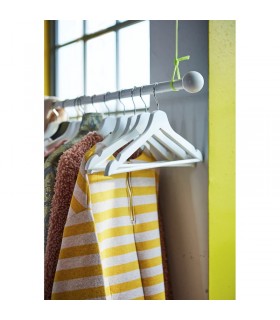 چوب لباسی ایکیا مدل BUMERANG بسته 8 تایی رنگ سفید