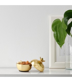 ظرف طلایی ایکیا مدل AROMATISK سایز ۶ سانتی متر