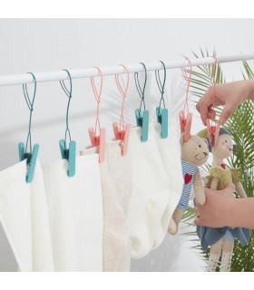 ست ۸ تایی گیره لباس ایکیا مدل SLIBB