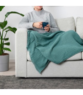 پتو و رو انداز ایکیا مدل VALLKRASSING سایز 150x200