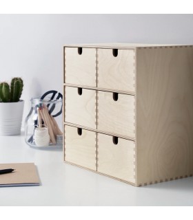 مینی دراور چوبی ایکیا مدل MOPPE