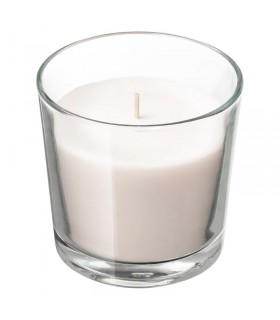 شمع معطر وانیلی ایکیا مدل SINNLIG سایز ۹ سانتی متری