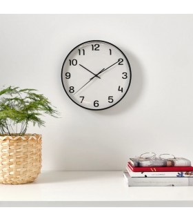 ساعت دیواری ایکیا مدل PLUTTIS رنگ مشکی