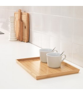 سینی بامبو ایکیا مدل OSTBIT سایز 20x28 سانتی متری