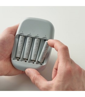 باتری نیم قلمی قابل شارژ ایکیا مدل LADDA  ظرفیت ۷۵۰ میلی آمپر