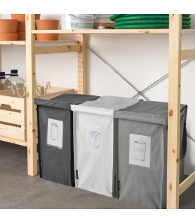 ست ۳ تایی سبد تفکیک زباله ایکیا مدل DIMPA