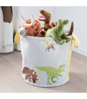سبد اتاق کودک ایکیا مدل JÄTTELIK طرح دایناسور