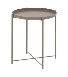 میز عسلی ایکیا مدل GLADOM رنگ بژ تیره