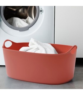 سبد لندری ایکیا مدل TORKIS رنگ صورتی تیره