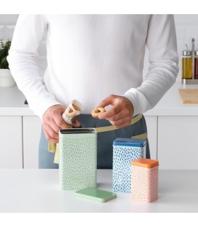 ست ۳ تایی بانکه فلزی ایکیا مدل VÅRFEST