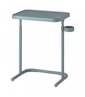 میز لپ تاپ ایکیا مدل  BJÖRKÅSEN رنگ فیروزه ایی تیره