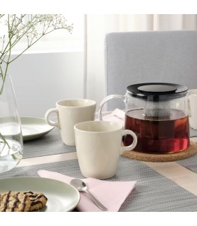 ماگ ایکیا مدل FARGKLAR رنگ بژ روشن