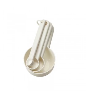 ست 4 تایی پیمانه ایکیا مدل STÄM رنگ سفید