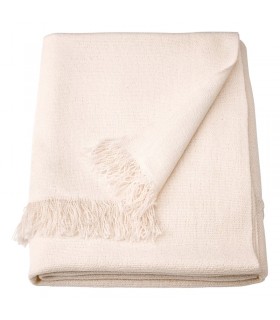 پتو و رو انداز سفید ایکیا مدل INGRUN سایز 130x170