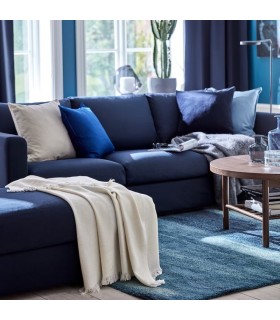 پتو و رو انداز سفید ایکیا مدل INGRUN سایز 130x170