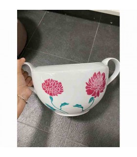 ظرف سوپ ایکیا مدل HEMMAFEST طرح گل