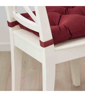 بالش صندلی ایکیا مدل MALINDA رنگ قهوه ایی قرمز