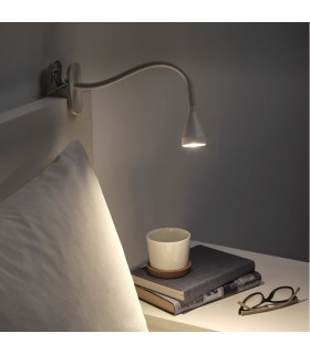 چراغ مطالعه گیره دار LED ایکیا مدل NAVLINGE سفید