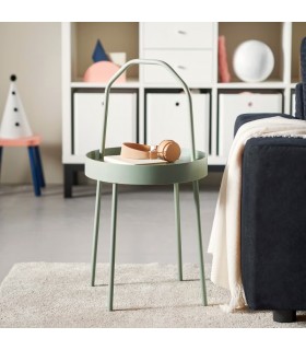 میز کنار مبلی ایکیا مدل  BURVIK رنگ سبز