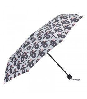 چتر تاشو ایکیا مدل KNALLA طرح سیاه سفید
