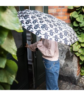 چتر تاشو ایکیا مدل KNALLA طرح سیاه سفید