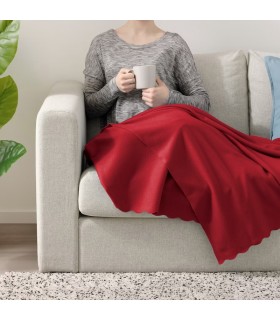 پتو ایکیا مدل THORGUN رنگ قرمز