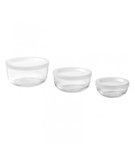 ست ۳ تایی ظرف نگهداری ایکیا مدل BESTÄMMA